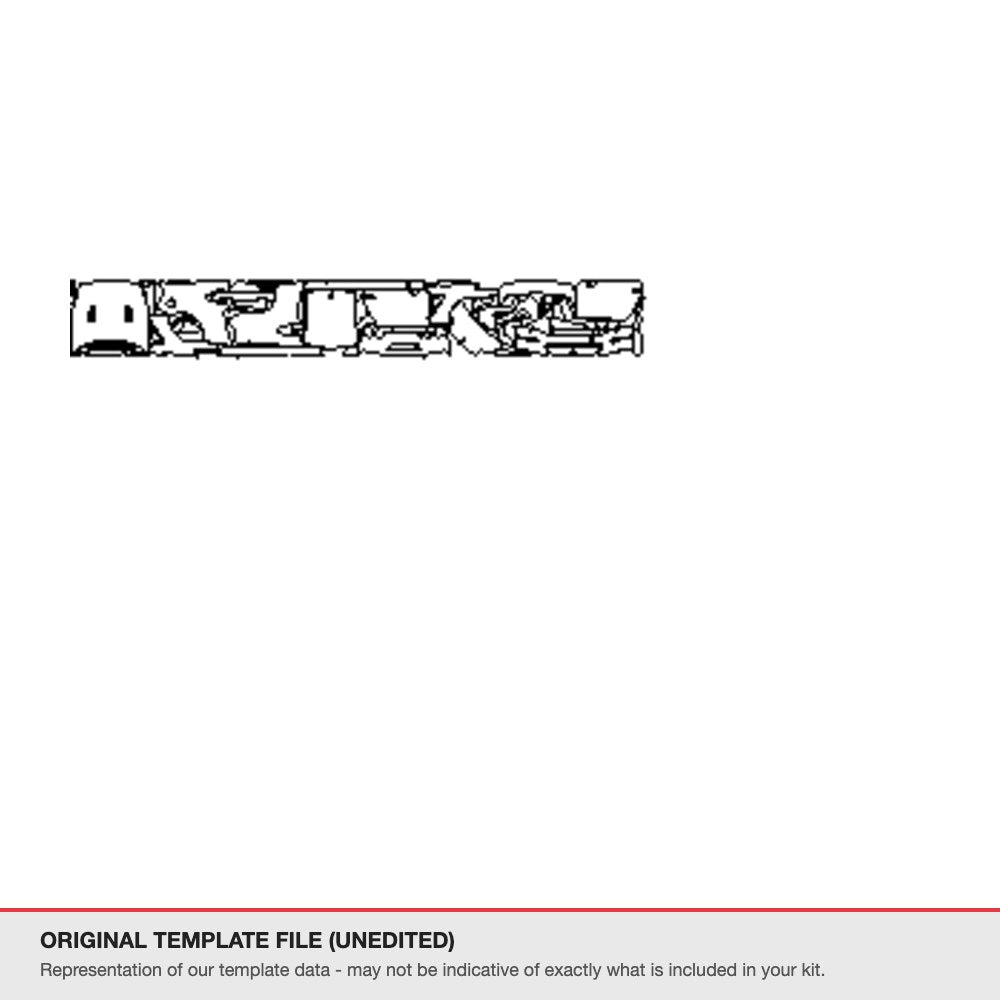 Nissan GTR 2024+ original template file (template 2)