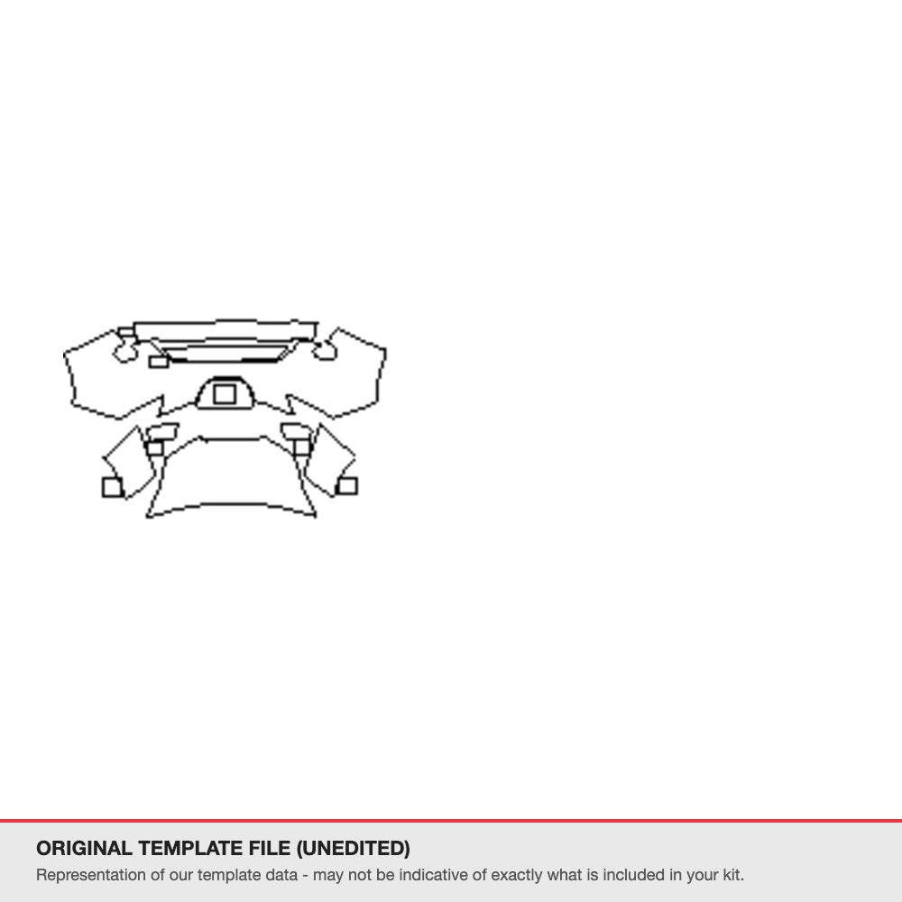Nissan Leaf 2017-2023 original template file