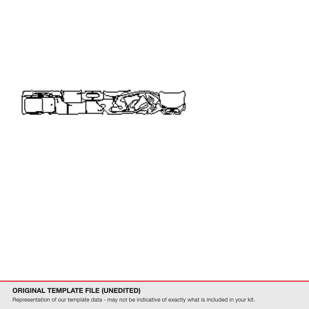 Nissan X-TRAIL 2017-2020 original template file