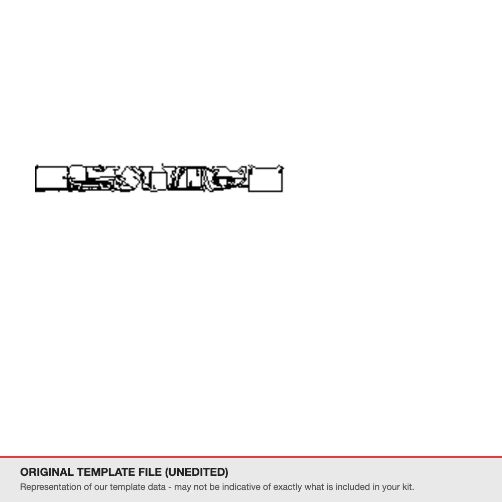RAM 1500 Tradesman 2019+ original template file