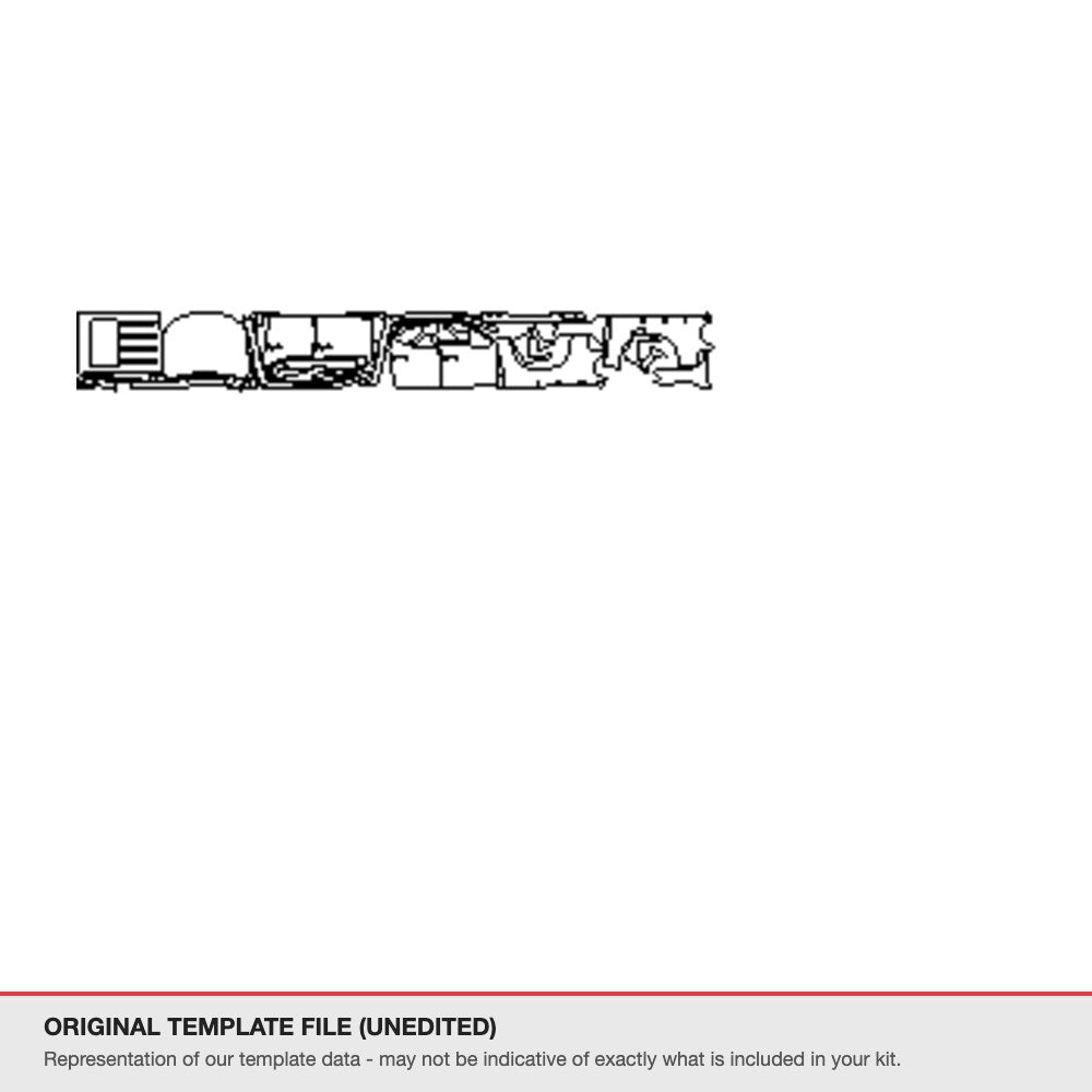 LDV T90 2022+ original template file