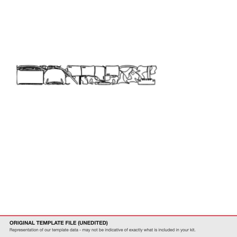 LDV D60 2021+ original template file