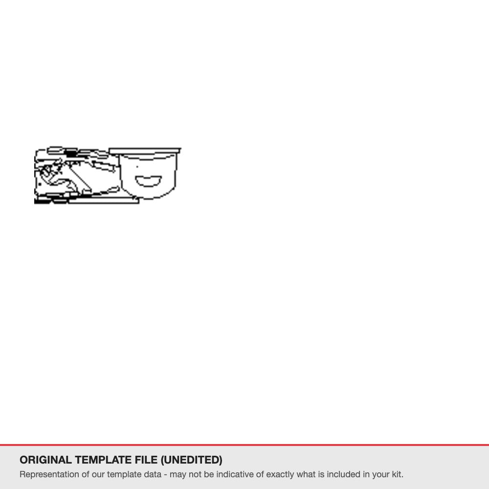 Mitsubishi Lancer 2005-2007 original template file
