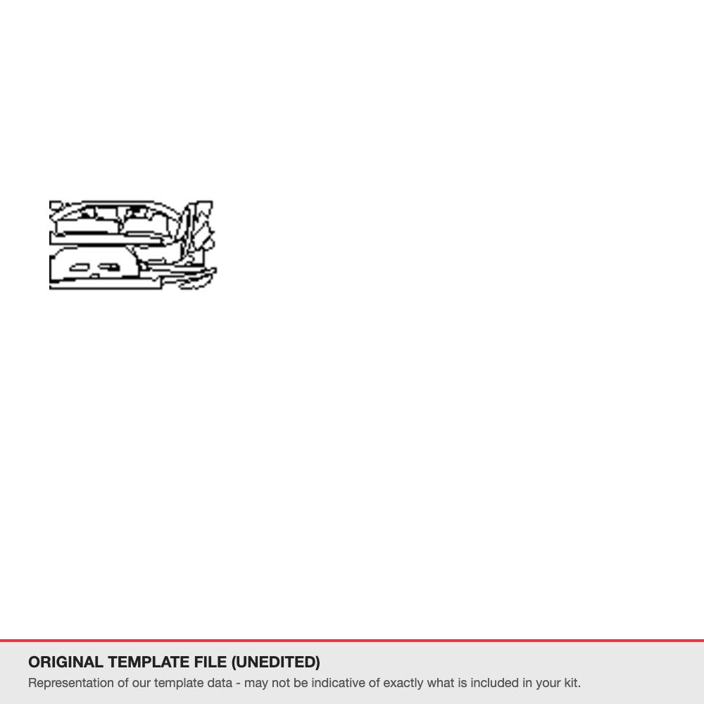 Mitsubishi Lancer 2008-2014 original template file