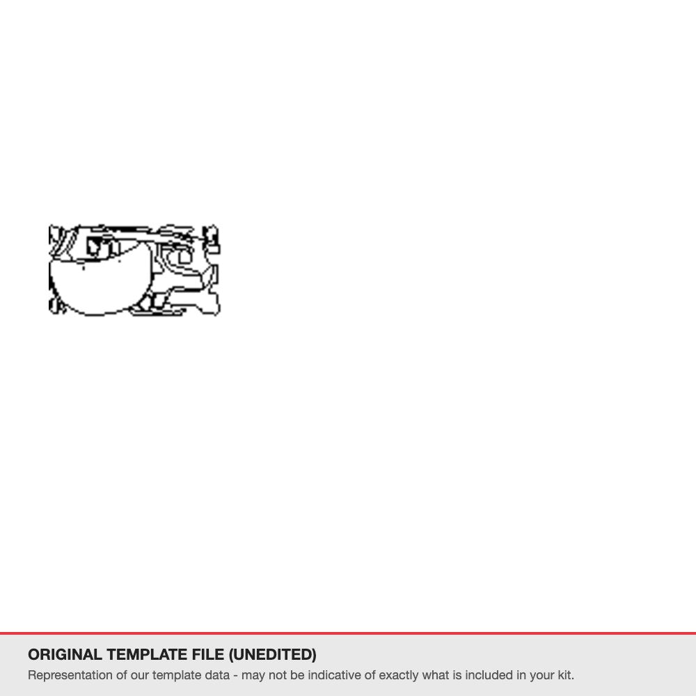 Mitsubishi Outlander 2021-2022 original template file