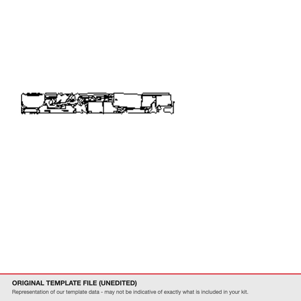 Mitsubishi Outlander 2023+ original template file (template 2)