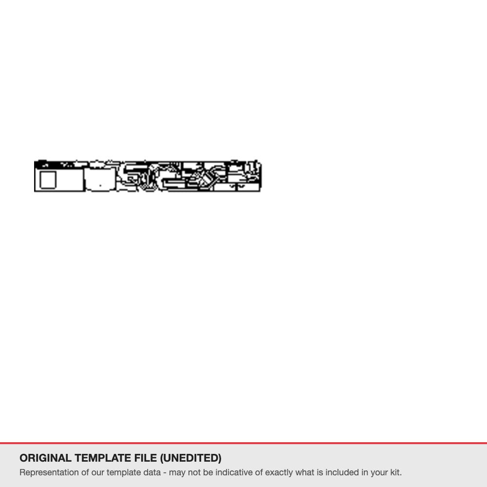 Mitsubishi Pajero 2019+ original template file