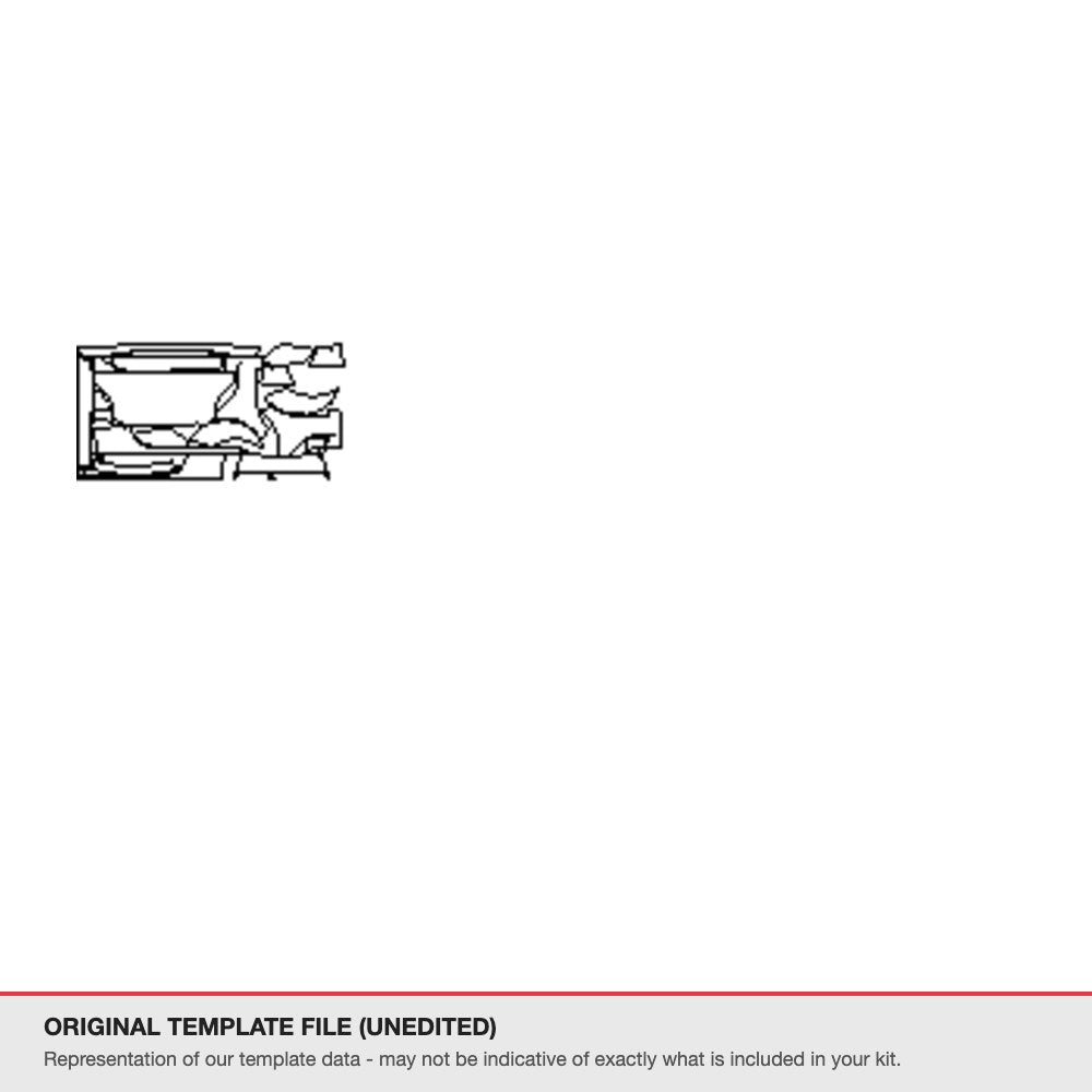 Mitsubishi Eclipse Cross 2011-2020 original template file