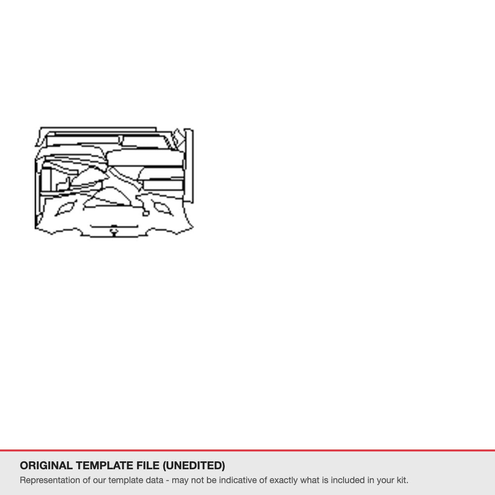 Mitsubishi Mirage DE 2015+ original template file