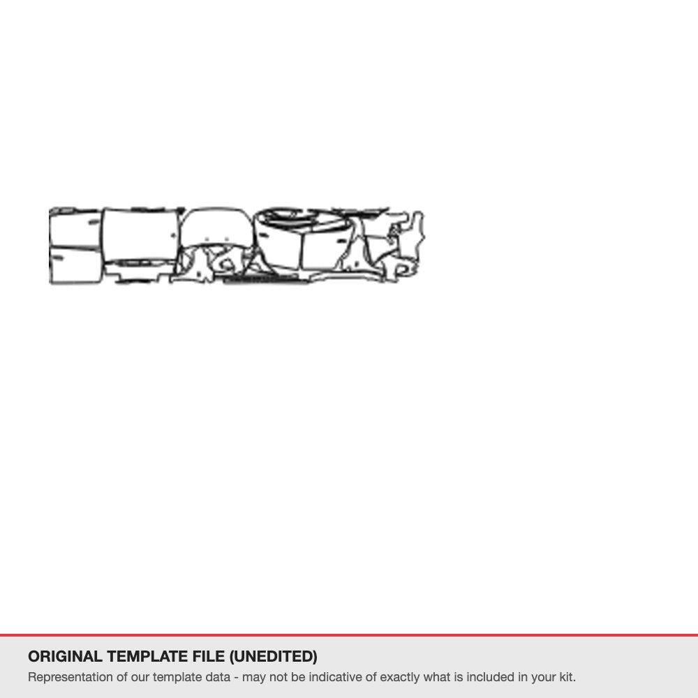 Mitsubishi Mirage G4 2024+ original template file