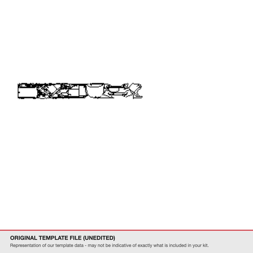 Skoda Octavia Estate 2024+ original template file (template 1)
