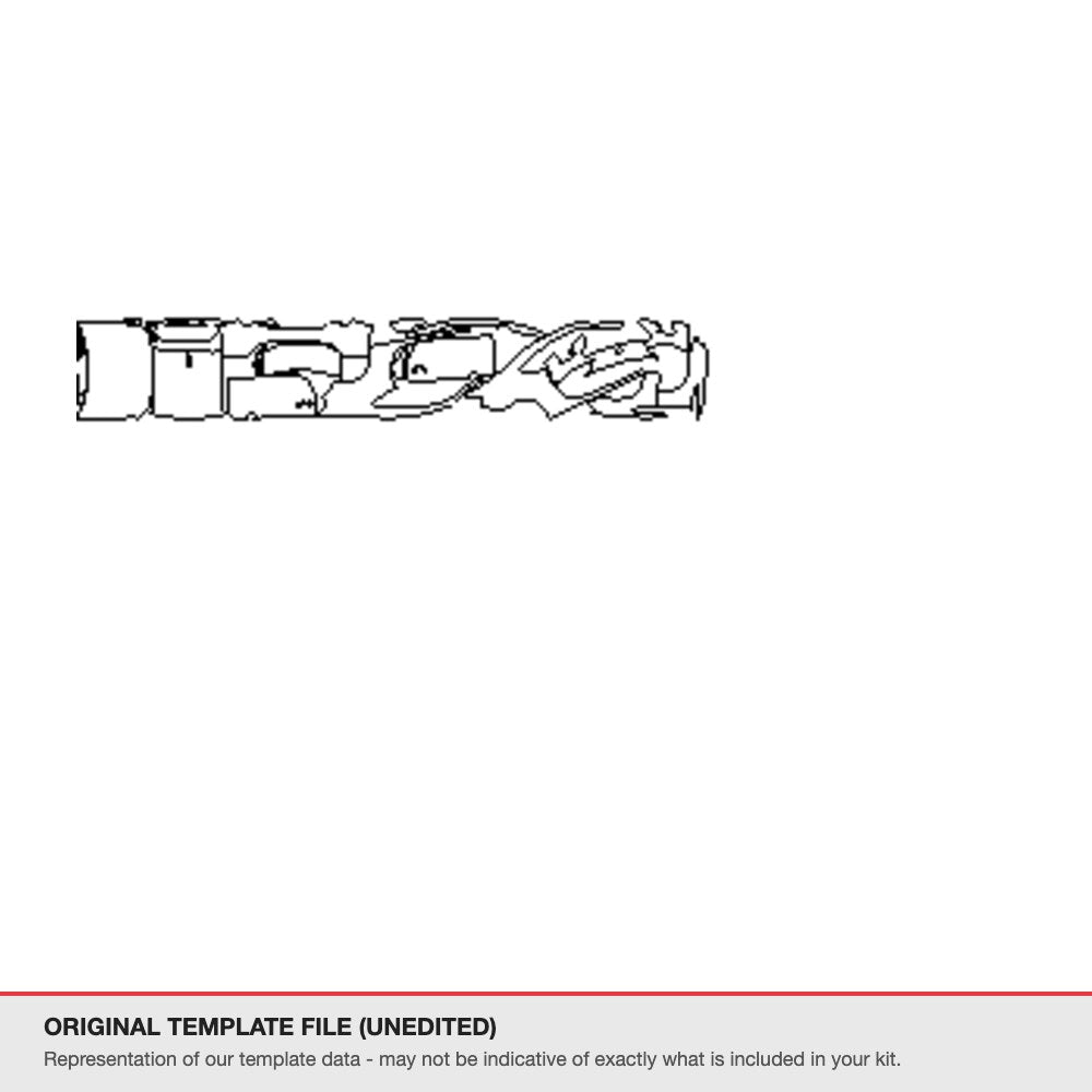 Subaru BRZ 2016-2017 original template file