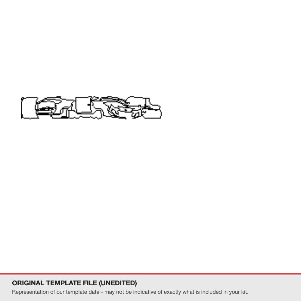 Subaru BRZ 2018-2021 original template file