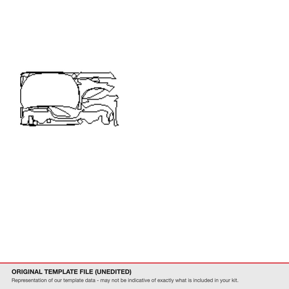 Subaru Crosstrek 2022-2023 original template file
