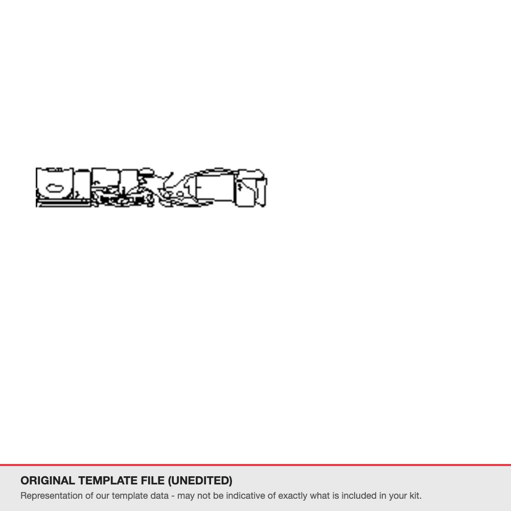 Subaru Impreza 2014 original template file (template 2)