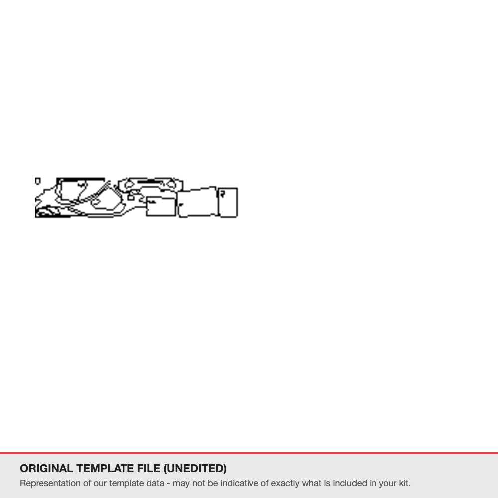 Subaru Impreza 2014 original template file (template 1)