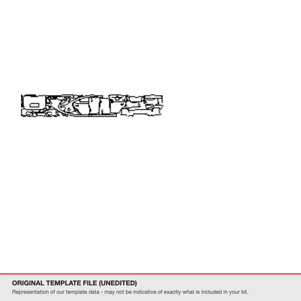 Subaru WRX 2017-2023 original template file