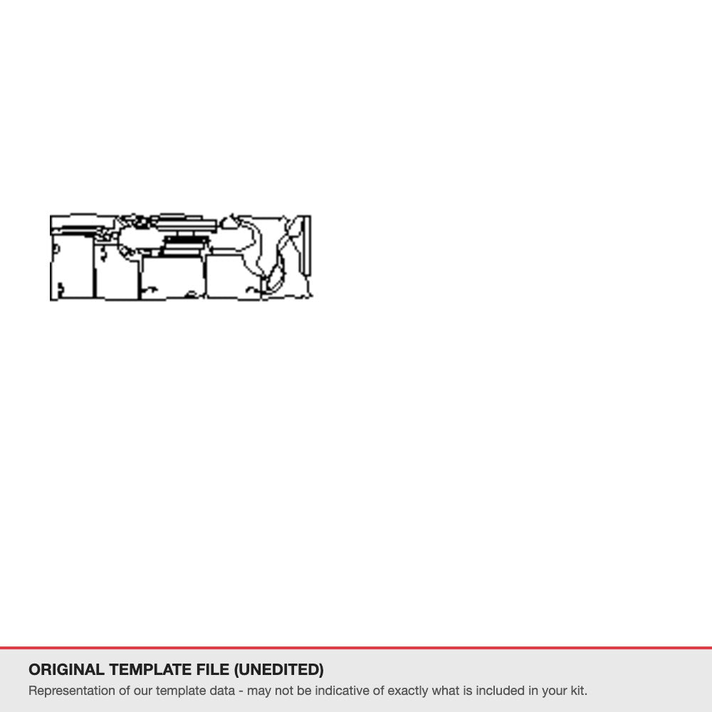 Subaru Forester 2015 original template file