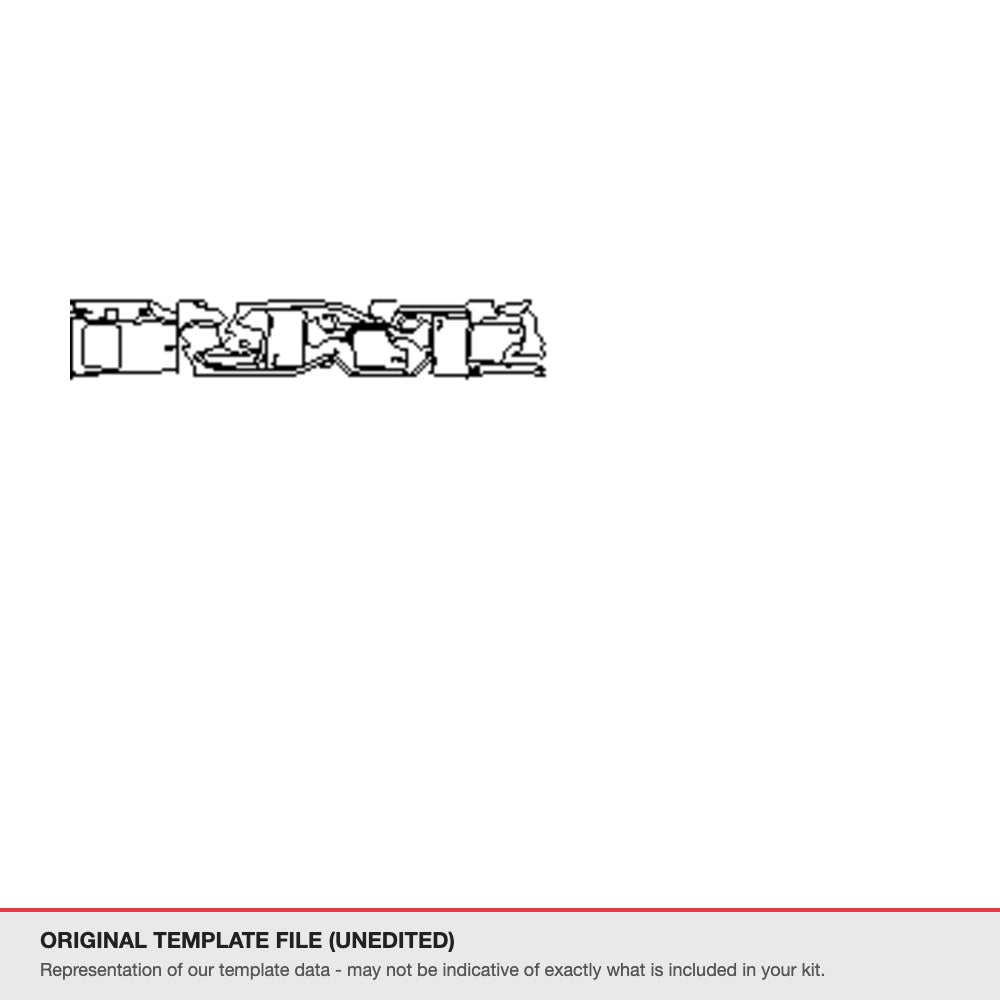 Subaru Forester 2019-2021 original template file