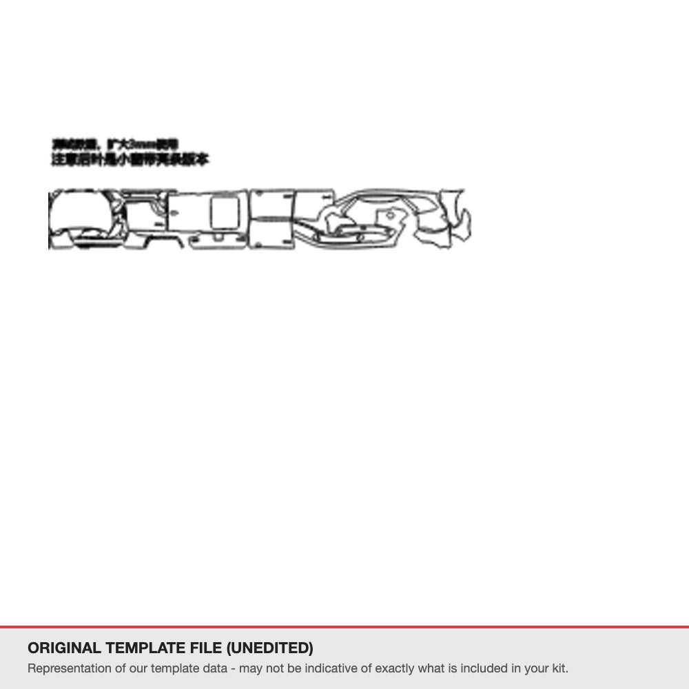 Subaru Forester 2022-2024 original template file