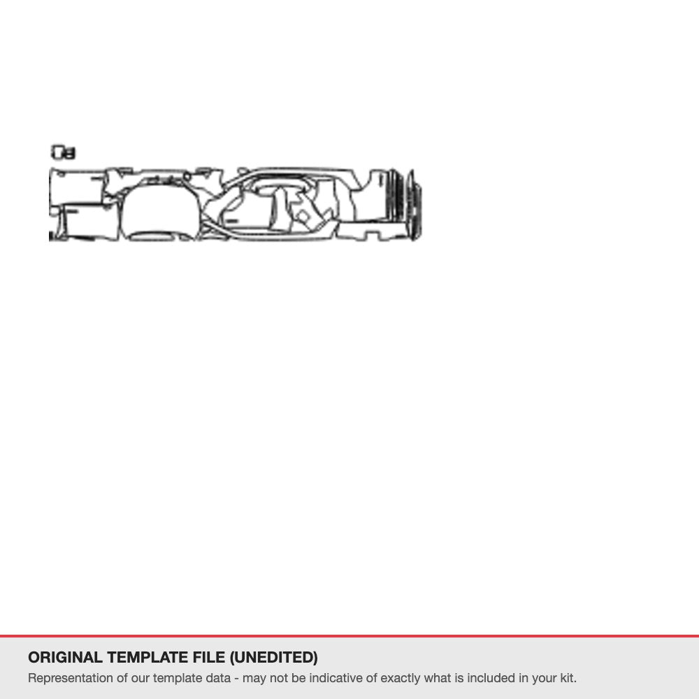 Subaru Forester 2025+ original template file (template 1)