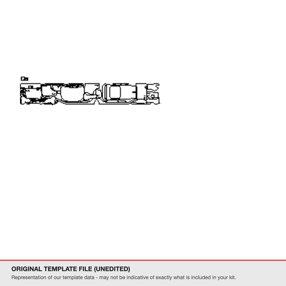 Subaru Forester 2025+ original template file (template 2)