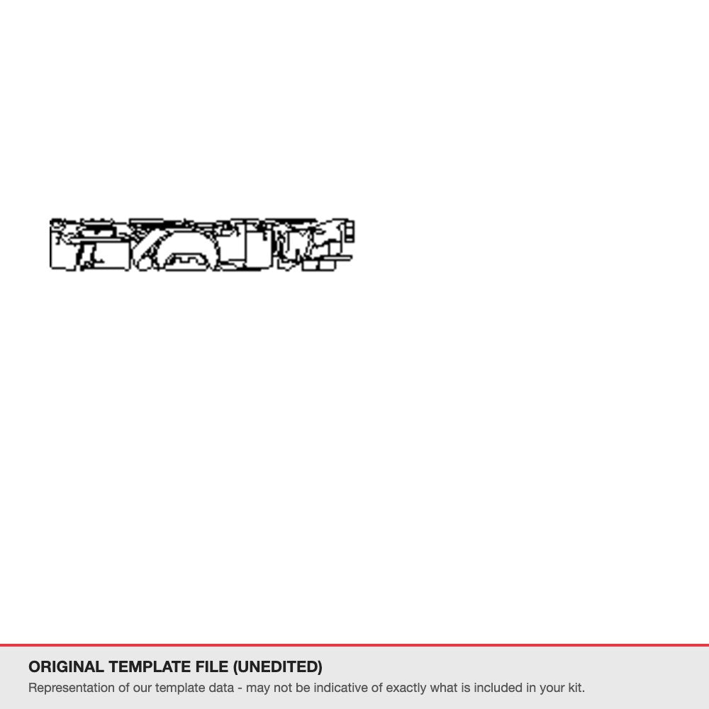Subaru Solttera 2024-2025 original template file