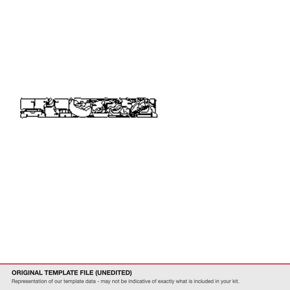 Subaru Solttera 2026+ original template file