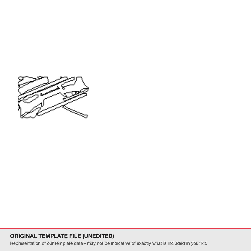 Subaru Legacy 2014-2016 original template file