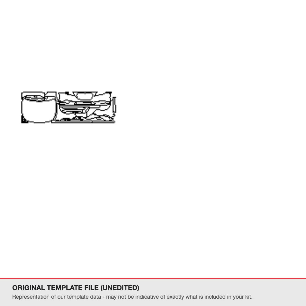 Subaru Legacy 2017-2019 original template file