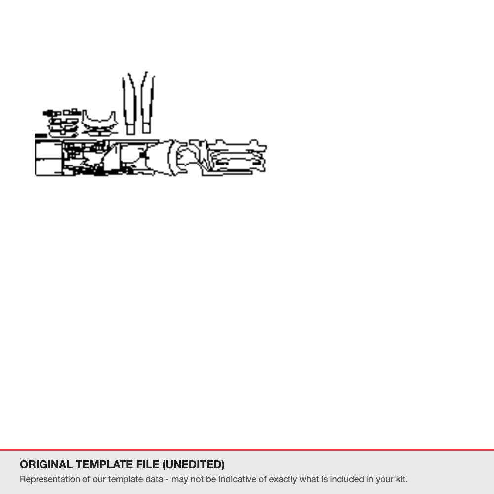 Tesla Model 3 2019-2022 original template file