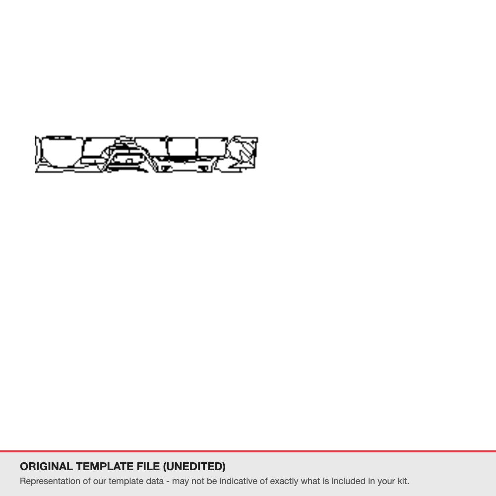 Tesla Model X 2016-2018 original template file