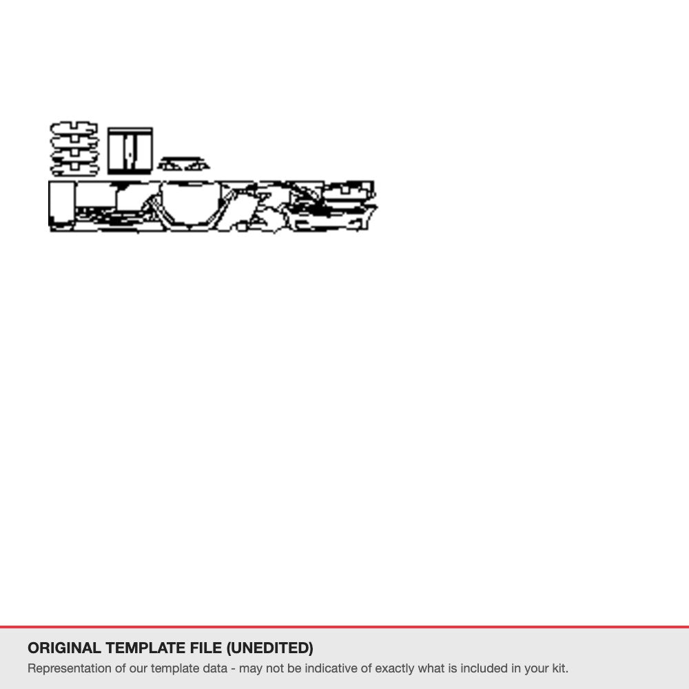 Tesla Model X 2023+ original template file