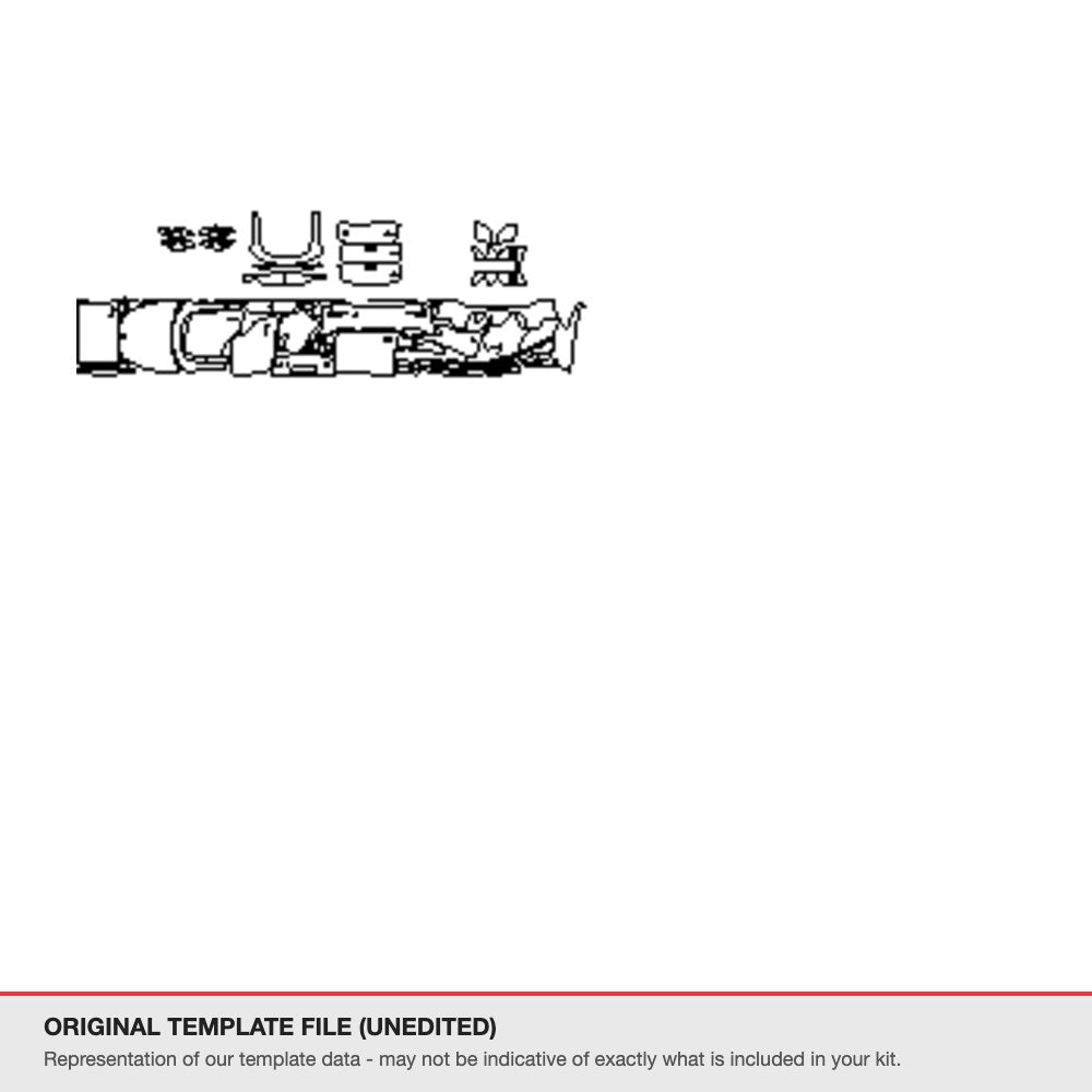 Tesla Model Y 2021-2024 original template file