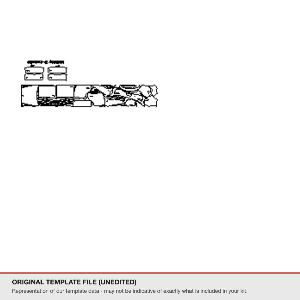 Tesla Model Y 2025 original template file (template 1)