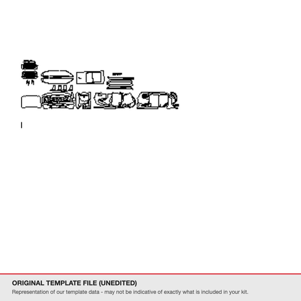 GWM Tank 500 2022-2024 original template file (template 2)