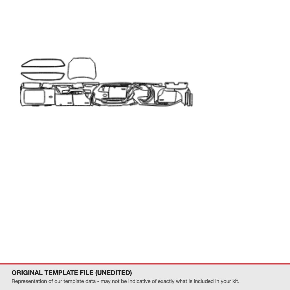 Volvo XC90 2017-2019 original template file (template 1)