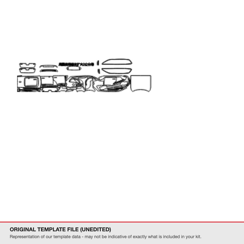 Volvo XC90 2021-2024 original template file (template 1)
