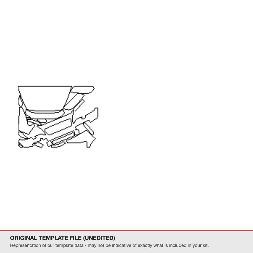 Volvo C30 2010-2012 original template file