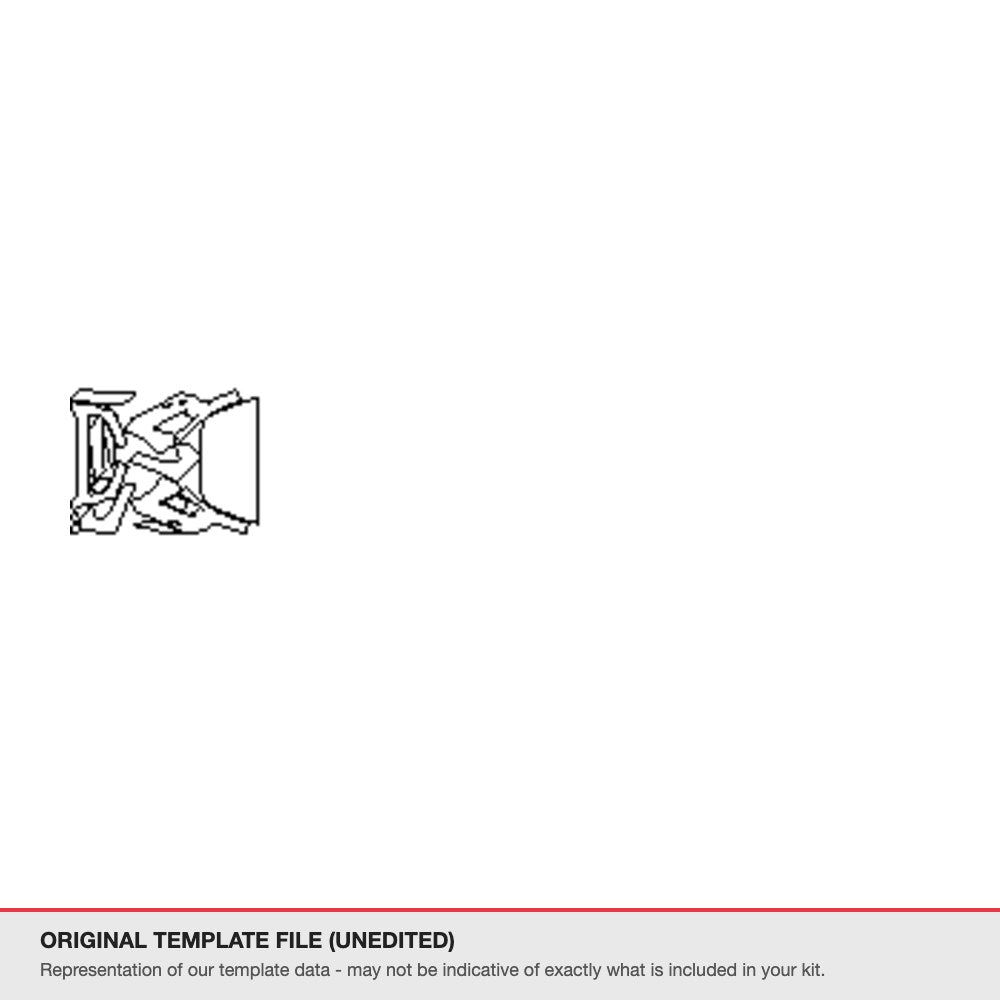 Volvo C70 2013+ original template file