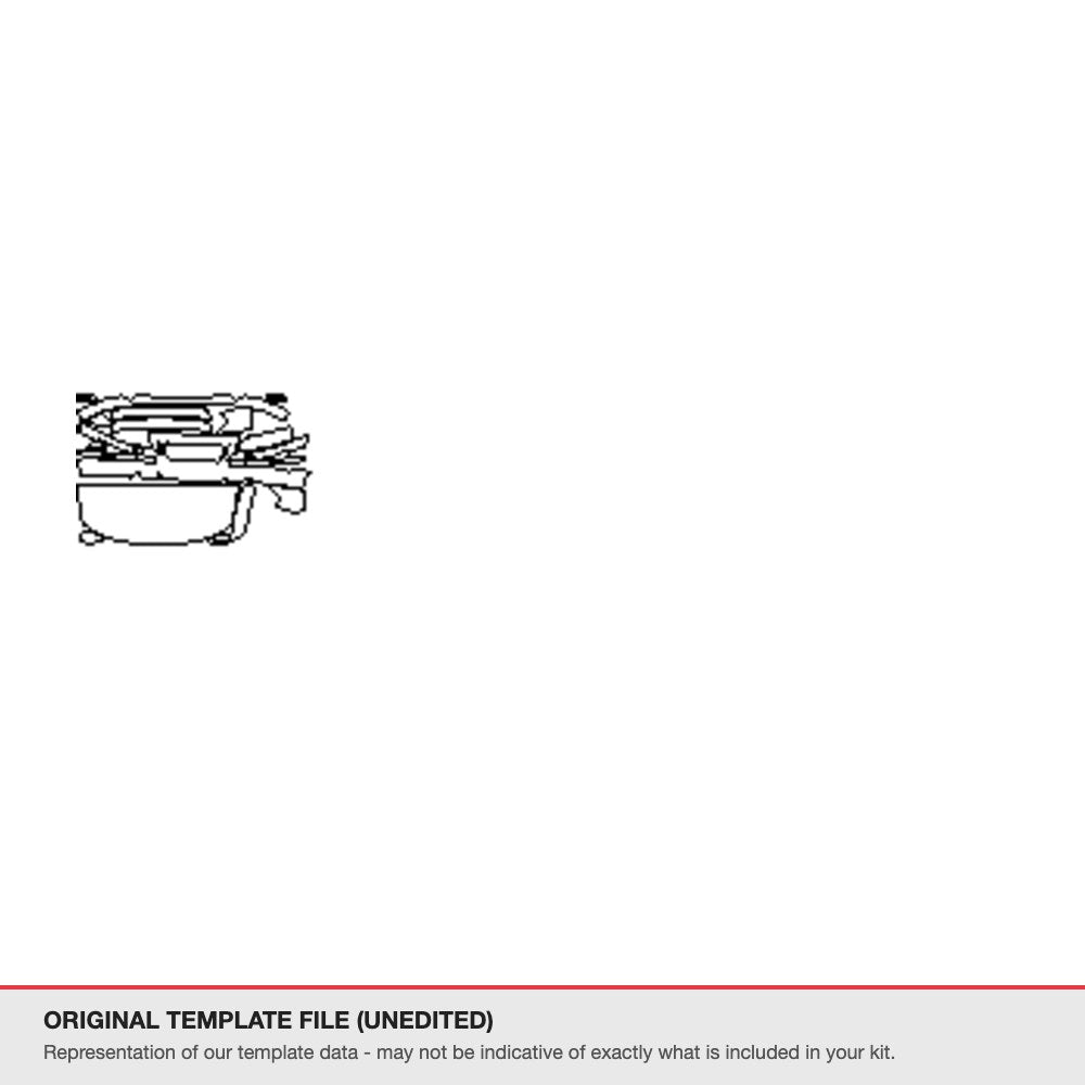 Volvo S60 2010-2012 original template file