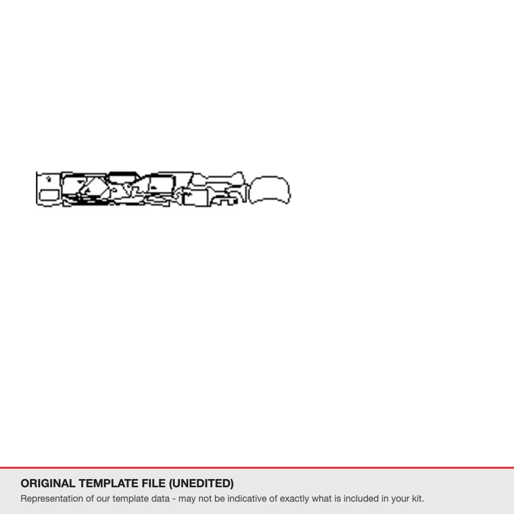 Volvo S60 2016-2019 original template file (template 1)