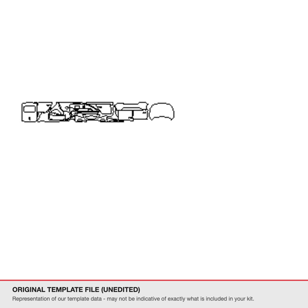 Volvo S60 2016-2019 original template file (template 2)