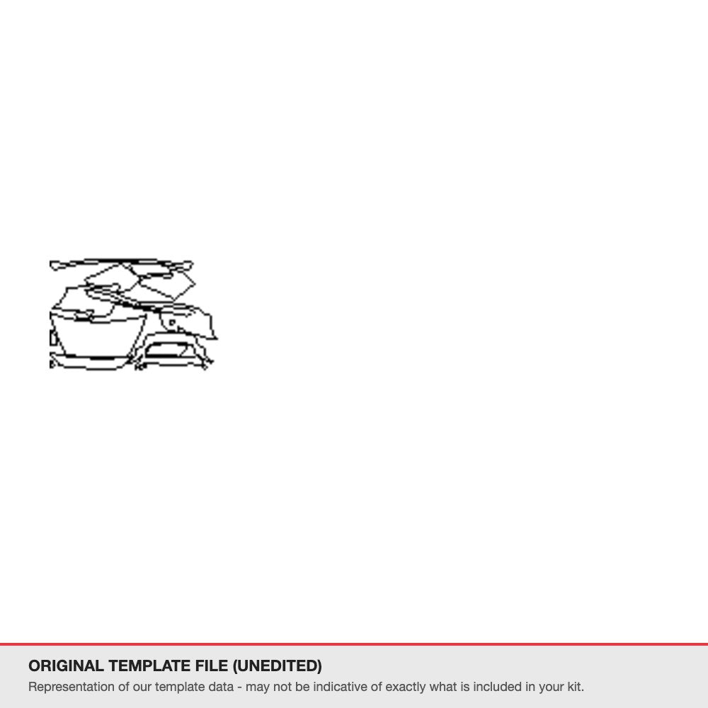 Volvo S40 2011+ original template file