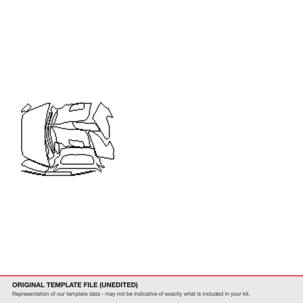 Volvo V50 2011+ original template file