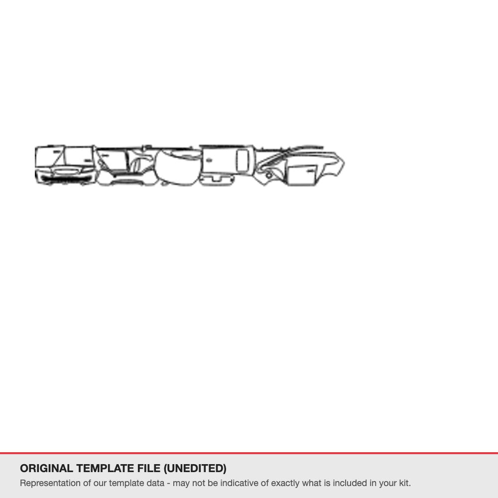 Volvo V60 2016-2019 original template file (template 1)