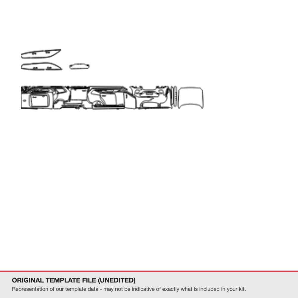 Volvo V60 2020+ original template file (template 2)