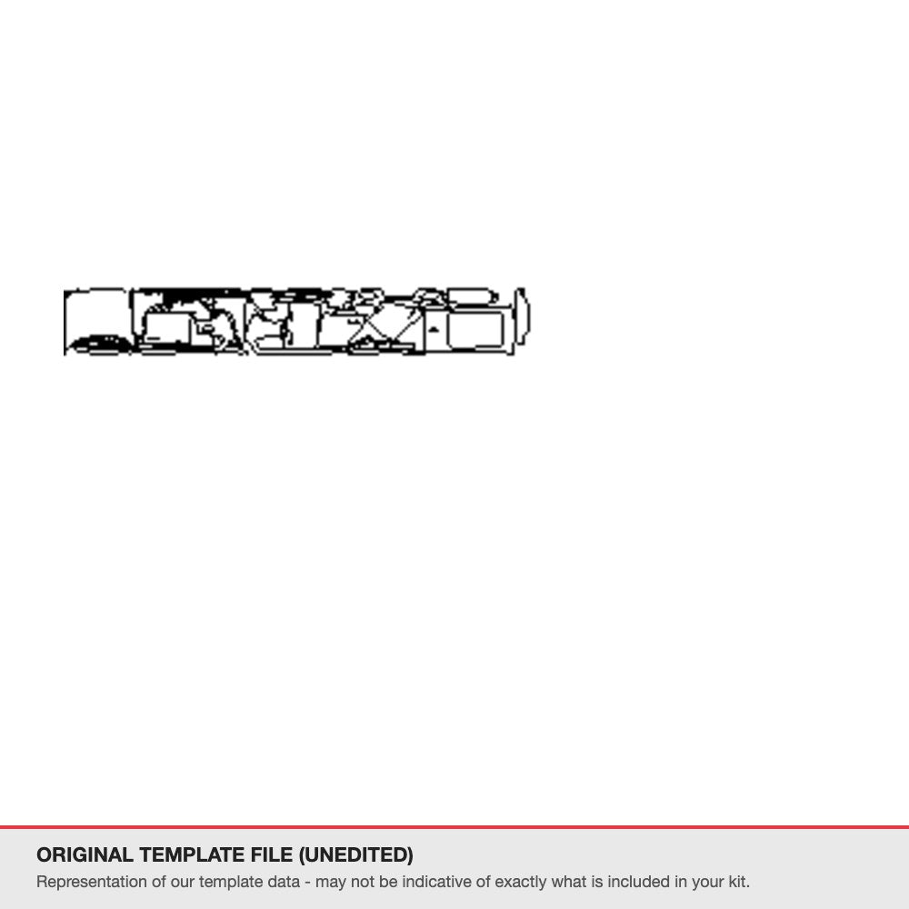 Volvo V60 Cross Country 2020+ original template file