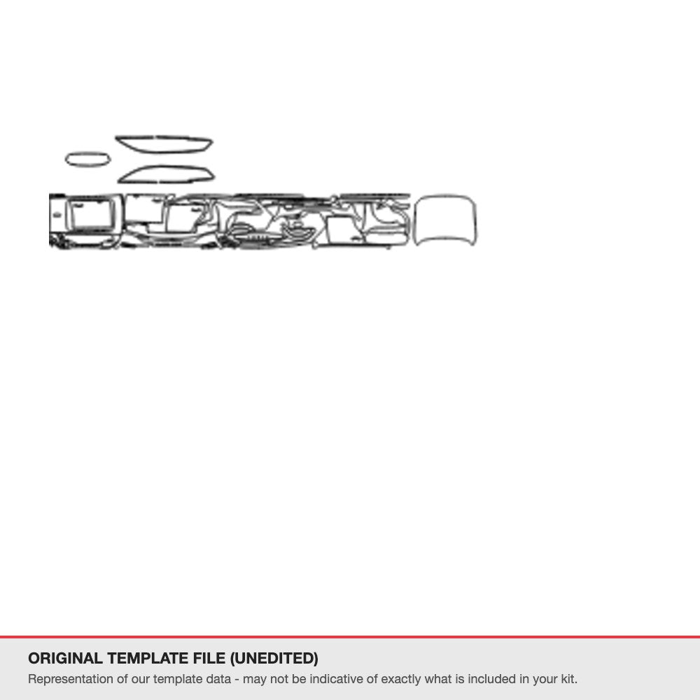 Volvo V90 Cross Country 2021+ original template file