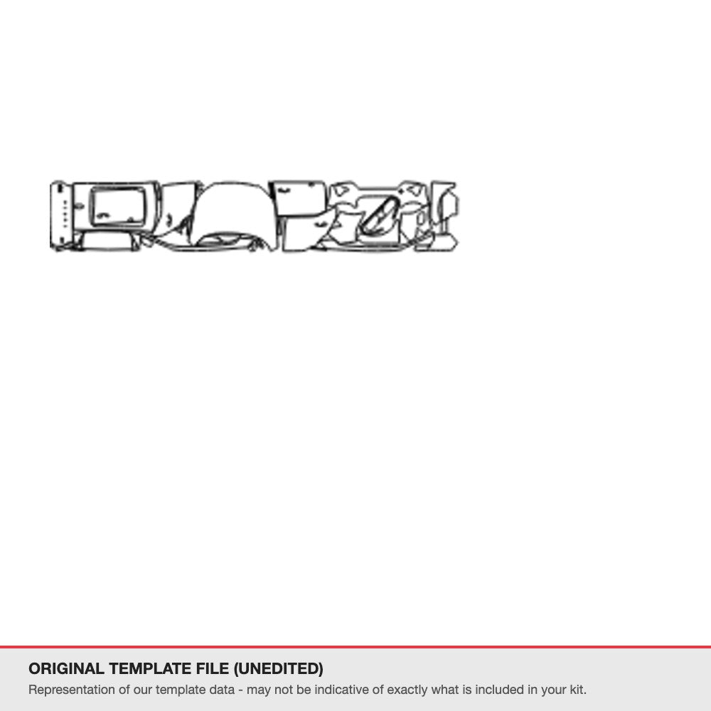 Volvo XC40 2023+ original template file